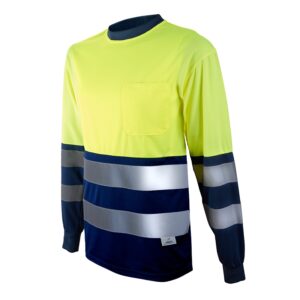 CAMISETA MANGA LARGA BICOLOR (AV)  (COD.:1030L)