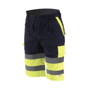 BERMUDA MULTIBOLSILLOS BICOLOR (AV)  (COD.:1061B)