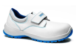 ZAPATO CASTAÑO VELCRO BLANCO S2+CI+HI+FO+SR NO METAL  35/48  (COD.:92154)