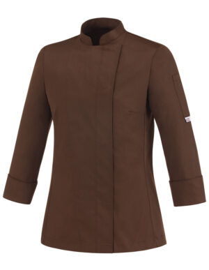 CHAQUETA COCINA GIRL BROWN  (COD.:1005009C)