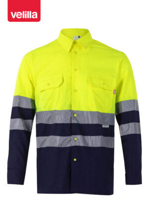 CAMISA BICOLOR ML AV  (COD.:144)