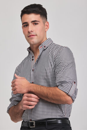 CAMISA CRO M/L CUADRO VICHY   (COD.:186)