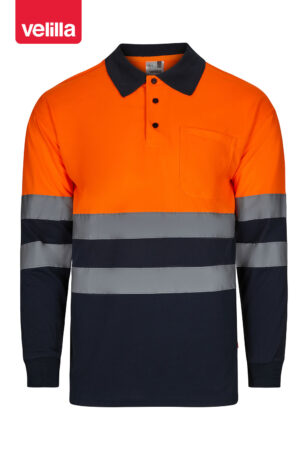 POLO BICOLOR ML AV  (COD.:305507)