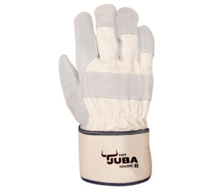 GUANTE  AMERICANO SERRAJE CRUPÓN EXTRA VACUNO Y LONA  (COD.:404AMC)