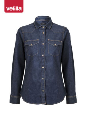 CAMISA DENIM ML MUJER  (COD.:405007S)