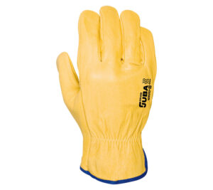 GUANTE  PIEL FLOR VACUNO, AMARILLO  (COD.:406VR2ª)