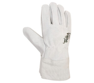 GUANTE  PIEL SERRAJE VACUNO, LARGO 27 CM., NATURAL  (COD.:415SSMC)