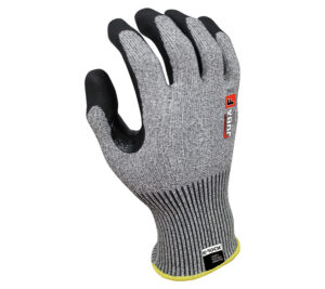 GUANTE  FIBRA K-ROCK® SIN COSTURAS RECUBIERTO NITRILO FOAM Y REFUERZO ENTRE ÍNDICE Y PULGAR  (COD.:4