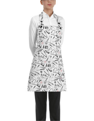 DELANTAL PETO SHORT BIP APRON CHEFWEAR  (COD.:6000101A)