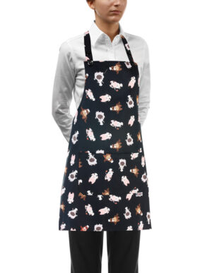 DELANTAL PETO SHORT BIP APRON PUPPIES  (COD.:6000137A)