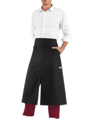 DELANTAL FRANCÉS CUT BLACK  (COD.:6110002C)