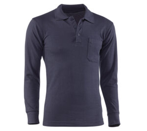 POLO PIQUÉ MANGA LARGA DOUBLE TUCK, CON BOLSILLO EN PECHO (COD.:614)