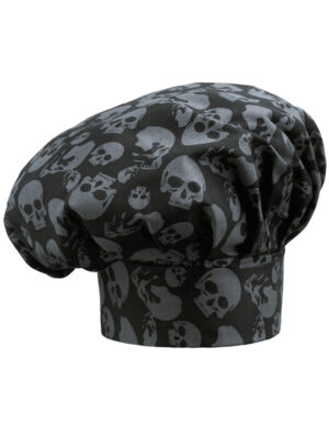 PACK DE 2 GORROS CHEF HAT SKULLS  (COD.:7000120A)