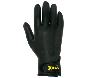 GUANTE  NITRILO MICROFOAM CON FORRO INTERIOR NAILON/TEJIDO POLAR, NEGRO.  (COD.:H5115W)