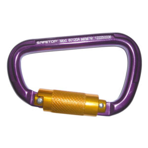 MOSQUETON ALUMINIO CUARTO VUELTA  (COD.:80120A)